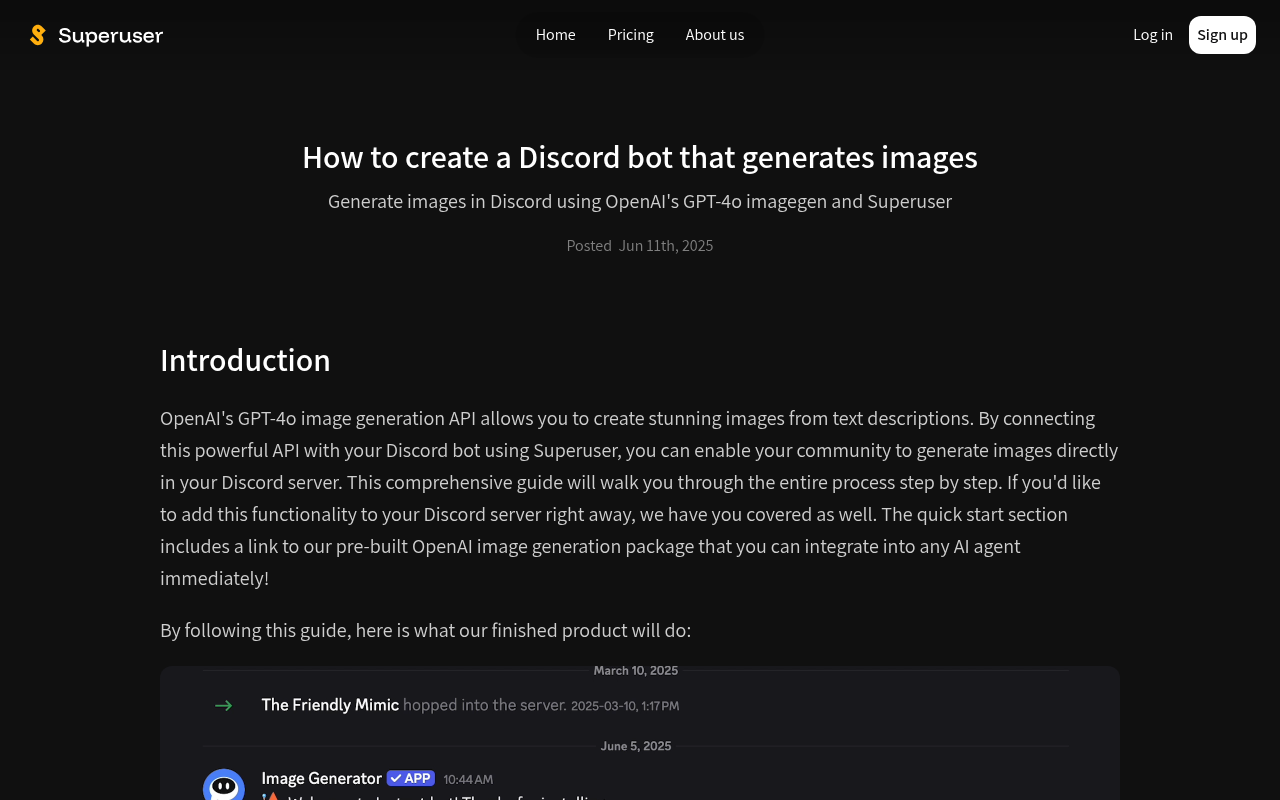 Captured during the scan: The image-bot guide's paid plan and billing links go nowhere