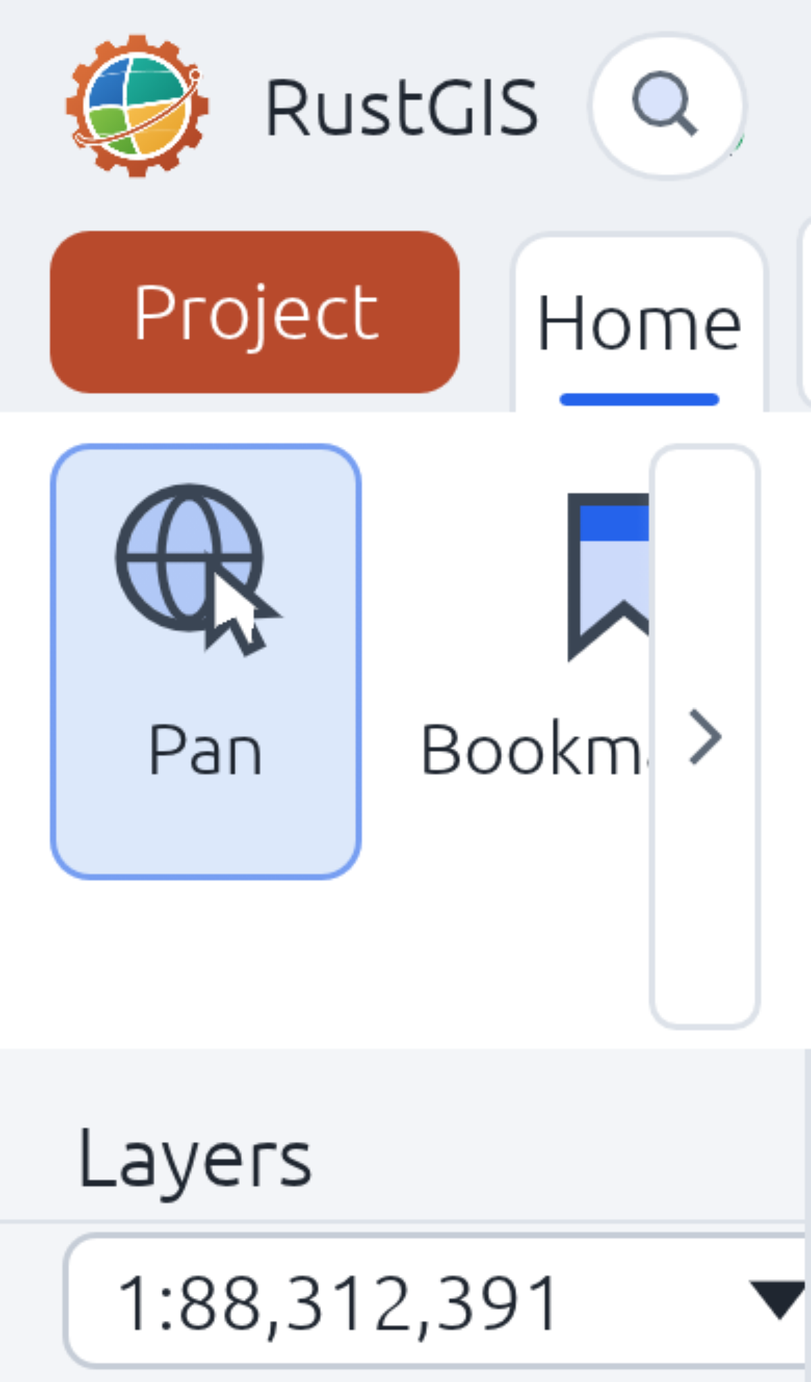Captured during the scan: The browser app shows no map on a phone, only oversized buttons